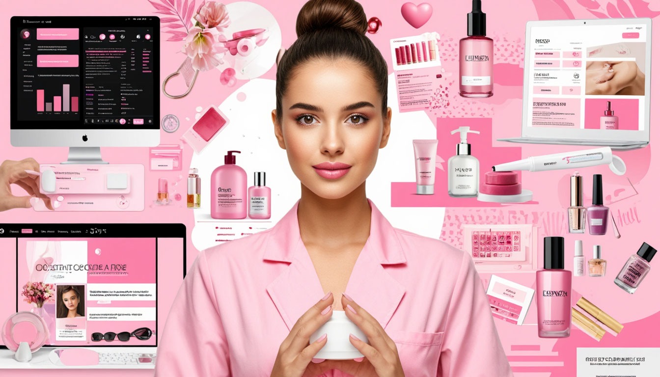 Beauty master working